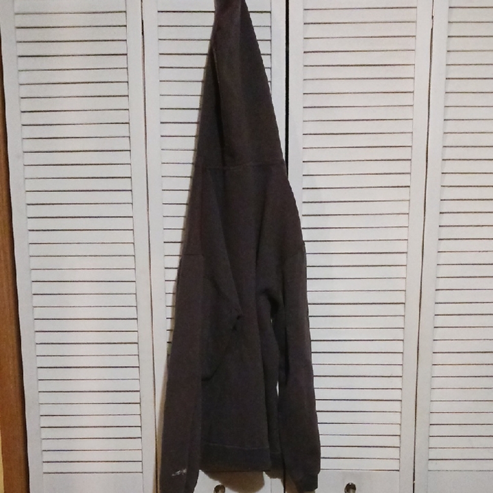 Billabong Men's Dark Brown Hoodie with Red Accents - Picture 3 of 4
